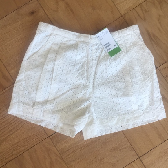 White cotton Shorts - Picture 1 of 3